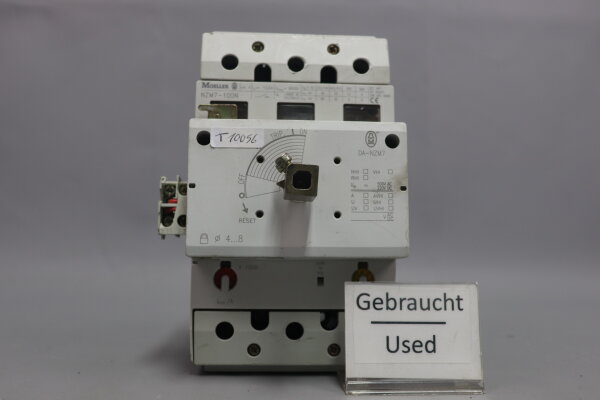 Moeller NZM7-100N+DA-NZM7+VHI-NZM7 Leistungsschalter used/damaged