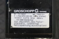 Groschopp DM2 65-60 Motor 60W + E 31 Getriebe i=10 Unused