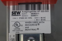 SEW EURODRIVE HF022-503 Output Filter 08260311 Used