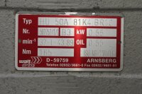 WATT  Getriebemotor WAR 81K4 BR10 0,55 kW + HU 50A 81K4 BR10 Getriebe used