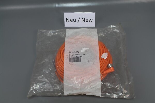 IFM Electronic E10800 Anschlusskabel mit Buchse unused ovp