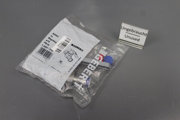 Geberit PN16 94942 Ventil Unused OVP