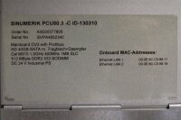 Siemens Sinumerik PCU 50,3-C, 1,5 GHz 6FC5210-0DF31-2AA0 + Tasatur Panel 6FC5303-1AF12-8AM0 used