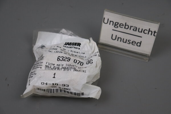 Jaeger Connecteurs 6329 070 06 Kabelstecker unused