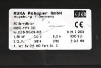 Kuka Roboter KS5CC-YYYY-050 AC Servomotor 1,88kW (kaputter Anschluss) used