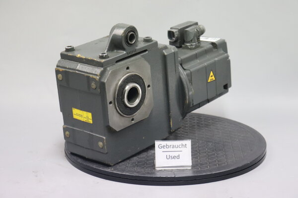 Siemens 1FK7060-5AF71-1DU5-Z Getriebemotor Z:B26+G24+H13+Q23 i=34,554 Used