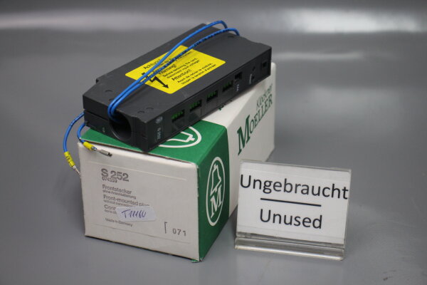 Moeller S252 074339 Frontstecker ohne Anschlussleitung unused OVP