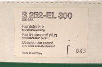 Kloeckner Moeller S252-EL300 Frontstecker mit Anschlussleitung Ovp