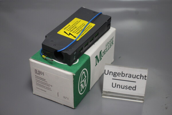 Kloeckner Moeller S201 012641 Frontstecker ohne Anschlussleitung unused OVP