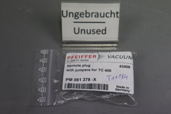 Pfeiffer PM 061 378-X 43408 Remote Plug unused sealed