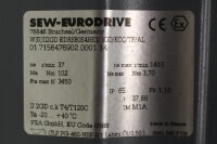 SEW Getriebemotor W37/II2GD EDRS80S4BE1/3GD/KCC/TF/AL 0,55kW 1415 1/min unused