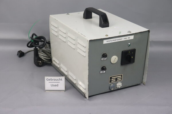 Ventilpr&uuml;fger&auml;t 24V DC S&auml;ge 170-18 220V 50/60Hz Used
