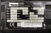 Parker HBMR190E6-130S Servomotor 4000rpm 36Nm K98-84025 Type 21-B Used