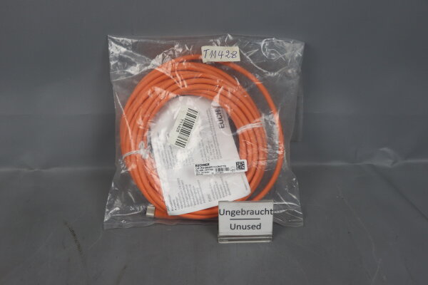 Euchner C-M12F08-08X025PV10,0-ZN-077752 Connecting Cable 077752 FC unused OVP