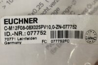 Euchner C-M12F08-08X025PV10,0-ZN-077752 Verbindungskabel...