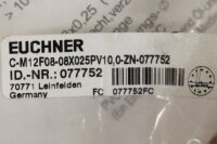 Euchner C-M12F08-08X025PV10,0-ZN-077752 Verbindungskabel...