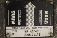 Maag NP 45/45 gear pump used