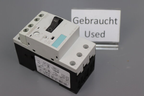 Siemens 3RV1011-1BA15 Leistungsch&uuml;tz E01 G/020508 26A 3RV10111BA15 used