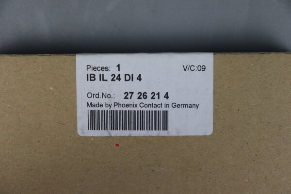 Phoenix Contact Inline-Eingabeklemme IB IL 24 DI 4 2726214 Phoenix Contact Inline-Eingabeklemme IB IL 24 DI 4 2726214
