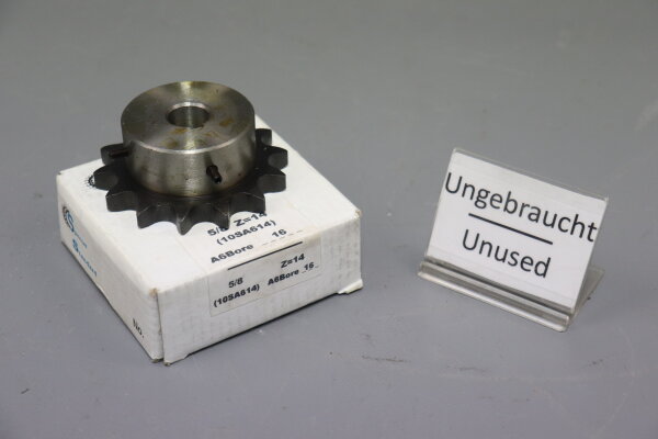 Special Standard 5/8 Z=14 (10SA614) A6Bore 16  Zahnrad Unused OVP
