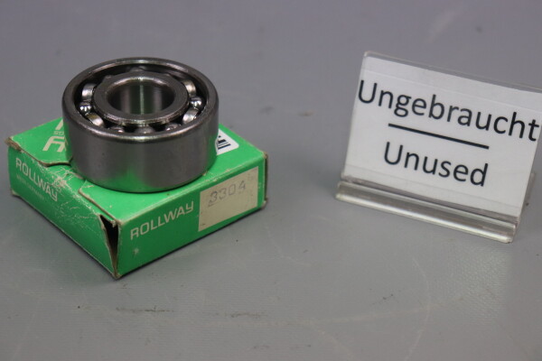 Rollway 3304 Double row angular bearing Unused OVP