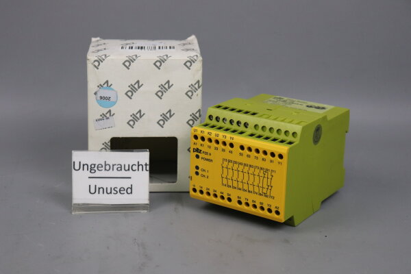 PILZ PZE9 8S/1&Ouml; 774150 Sicherheitsrelais 24VDC 3W unused OVP