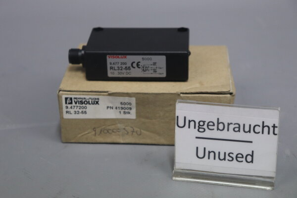 Pepperl+Fuchs VISOLUX RL32-55 9.477 200 Sensor 10-30V unused OVP