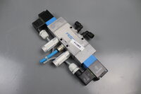 Festo JMVH-5-1/4-B 19136 V202 Magnetventil + 2x Festo MSV-3 119 807 used