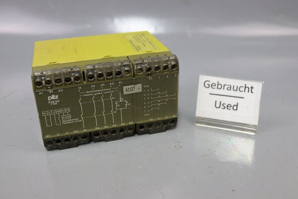 Pilz PZE5V 17868 Sicherheitsrelais 474965 used
