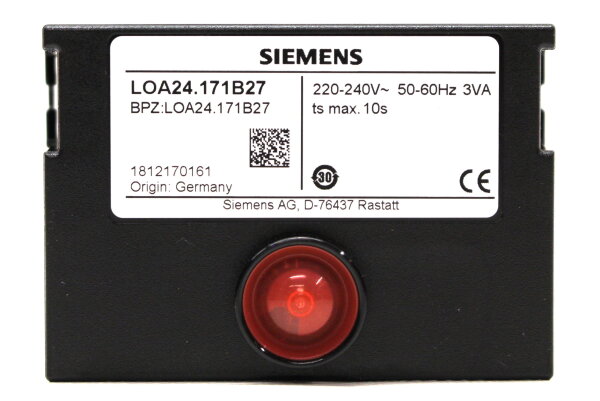 Siemens Steuerger&auml;t LOA24.171B27 Weishaupt Buderus Feuerungsmanager HANSA