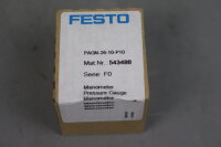Festo PAGN-26-10-P10 543488 Manometer PAGN2610P10 unused OVP