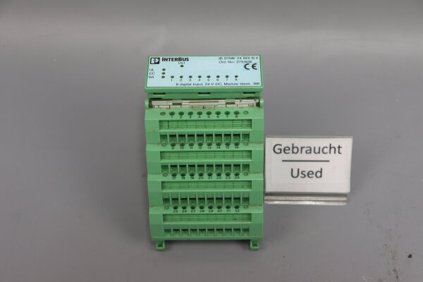 Phoenix Contact Interbus IB STME 24 BDI 8/4 2751674 used