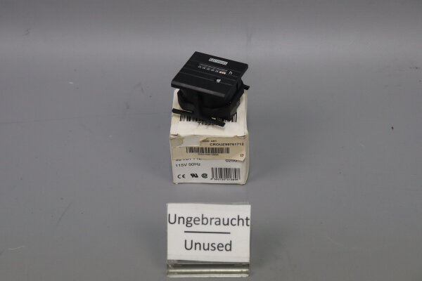 Crouzet 997617 12 115 VAC Stunden Z&auml;hler unused