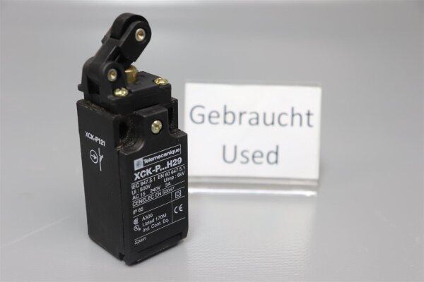 Telemecanique XCK-P121H29 Endschalter mit Roller Plunger used