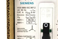 Siemens 3VF3111-6EN71-0AA0 Leistungsschalter Unused OVP