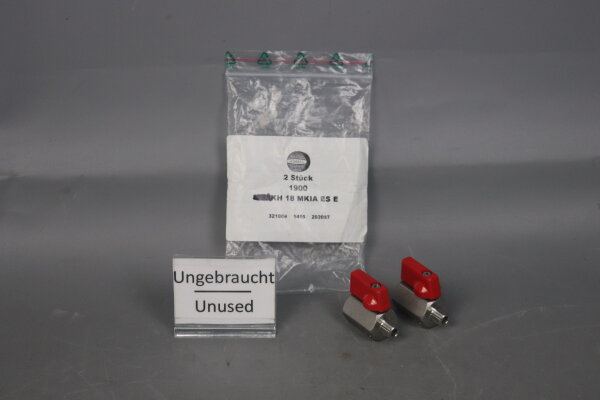 Unimatic KH 18 MKIA ES E 1/8"/PN63/1.4408 2 Pieces Ball Valve Unused