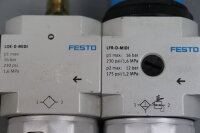 Festo LOE-D-MIDI 192576 &Ouml;ler + LFR-D-MIDI 159588 Filterregelventil Used