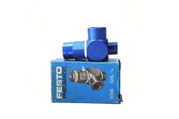 Festo Pneumatic 5666 GRl-1/4 Drossel R&uuml;ckschlagventil unused