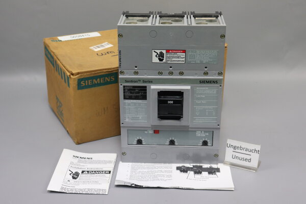 Siemens HJD63B300L HJD63F400 Circuit Breaker 400A 600V Unused OVP