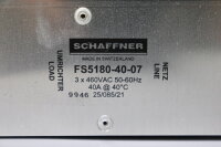 Schaffner FS5180-40-07 Netzfilter 3x460VAC 50-60Hz 40A Used