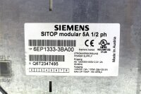 Siemens 6EP1333-3BA00 E-Stand:1 SITOP modular 5A 1/2ph Stromversorgung used