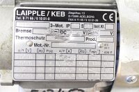 Laipple / KEB M50L4 Getriebemotor ATL20 RN1 300mm 0,06kW Used
