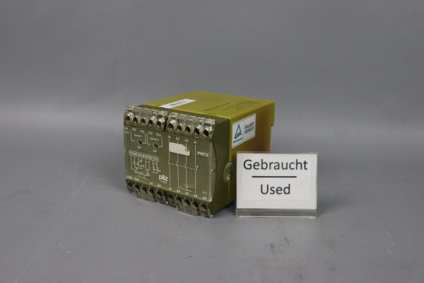 PILZ PNOZ 24VDC 3S 1&ouml; 474695 Sicherheitsrelais used