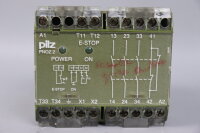 PILZ PNOZ/2 230VAC 3S 1&Ouml; 474750 Sicherheitsrelais used