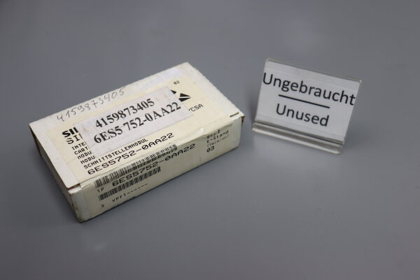 Siemens Simatic S5 6ES5752-0AA22 E:03 Schnittstellenmodul sealed