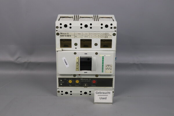 Moeller NZM 10-400 S NZM10-400S Leistungsschalter ZMM-250-NZM10 Used