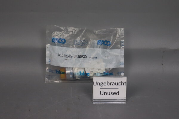 Baco 23 E10 / V11 ME 40 233EA20 Contact Block 23E10 / V11ME40 Sealed