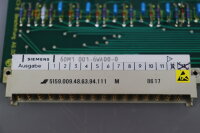 Siemens 6DM1 001-6WA00-0 E-Stand:14 Regelkarte...