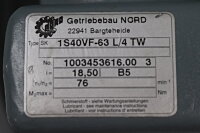 Nord SK 63L/4 TW Elektromotor + Getriebe SK 1S40VF-63 L/4 TW i= 18.50 unused