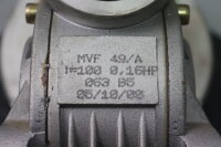 Bonfiglioli MVF 49 i=100 Schneckengetriebe